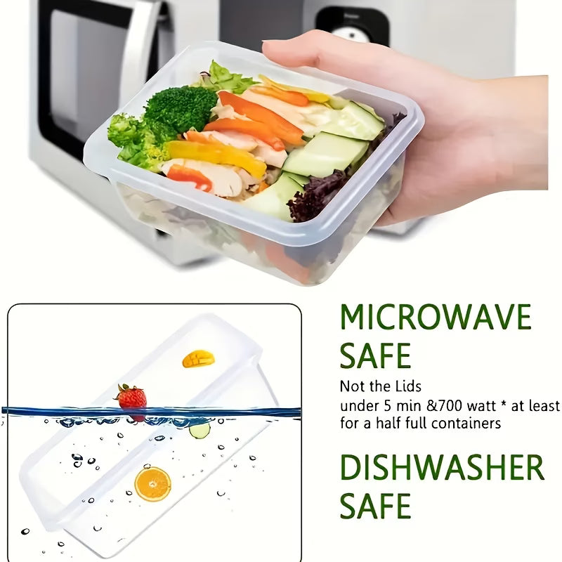 Airtight Food Storage Containers Set — 12/24/48 Piece | BPA-Free Meal Prep Containers with Lids, Labels & Marker | For Kitchen, Pantry, Lunch & Snack Organization